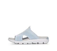 Rieker Damenschuhe Klassische Pantoletten ciel-weiss ciel-weiss - Gr. - 38