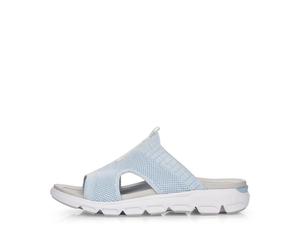 Rieker Damenschuhe Klassische Pantoletten ciel-weiss ciel-weiss - Gr. - 41