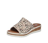 Rieker Damenschuhe Klassische Pantoletten cream-copper cream-copper - Gr. - 41