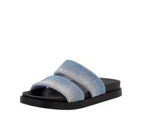 Rieker Damenschuhe Klassische Pantoletten jeans-transparent/violablue jeans-transparent/violablue - Gr. - 40