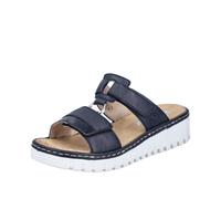 Rieker Pantoletten V1396-14 Damen Blau Gr. 40 EU