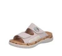 Rieker Damenschuhe Klassische Pantoletten merino/creme-flower creme-flower - Gr. - 41