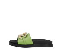Rieker Damenschuhe Klassische Pantoletten mistel - Gr. - 39