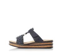 Rieker Damen Klassische Sandalen 629K9, Frauen Sandalen,Sommerschuhe,Freizeitschuhe,offene Schuhe,Strandschuhe,blau (14),40 EU / 6.5 UK