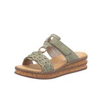 Rieker Damenschuhe Klassische Pantoletten pistazie pistazie - Gr. - 41