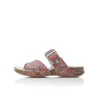 Rieker Damenschuhe Klassische Pantoletten rot-multi rot-multi - Gr. - 37