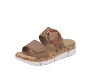 Rieker Damenschuhe Klassische Pantoletten shell shell - Gr. - 39