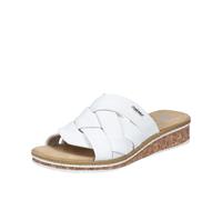 Rieker Damenschuhe Klassische Pantoletten weiss weiss - Gr. - 40