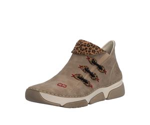 Rieker Damenschuhe Klassische Stiefeletten fango/leo-nuss leo-nuss - Gr. - 36