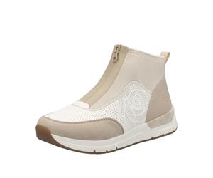 Rieker Damenschuhe Klassische Stiefeletten ginger/offwhite/cliff/perlcreme ginger/offwhite/perlcreme - Gr. - 43