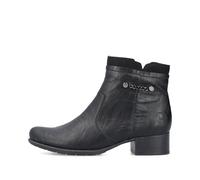 Rieker Damenschuhe Klassische Stiefeletten schwarz/schwarz schwarz - Gr. - 36