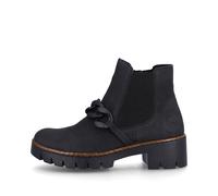 Rieker Damenschuhe Klassische Stiefeletten schwarz/schwarz schwarz - Gr. - 38