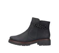 Rieker Damenschuhe Klassische Stiefeletten schwarz/schwarz schwarz - Gr. - 42
