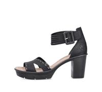 Rieker Damenschuhe Riemchensandalen schwarz schwarz - Gr. - 41