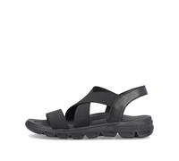 Rieker Damenschuhe Riemchensandalen schwarz/schwarz schwarz - Gr. - 37