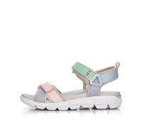 Rieker Damenschuhe Sandalen perlcloud/lilac/canation/mint/ciel perlcloud/lilac/canation/mint/ciel - Gr. - 38