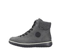 Rieker Damenschuhe Schnürstiefel anthrazit/grau/schwarz anthrazit/grau/schwarz - Gr. - 38