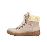 Rieker Damenschuhe Schnürstiefel congo/beige beige - Gr. - 36