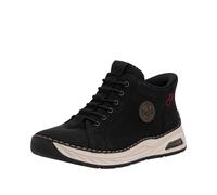 Rieker Damenschuhe Schnürstiefel schwarz/erde schwarz - Gr. - 43
