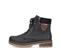 Rieker Damenschuhe Schnürstiefel schwarz/kastanie/black schwarz/kastanie/black - Gr. - 41