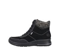 Rieker Damenschuhe Schnürstiefel schwarz/schwarz/anthrazit schwarz/anthrazit - Gr. - 41