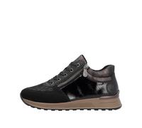Rieker Damenschuhe Schnürstiefel schwarz/schwarz/schwarz/black/bronze schwarz/schwarz/schwarz/black/bronze - Gr. - 37