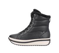 Rieker Damenschuhe Schnürstiefel schwarz/schwarz schwarz - Gr. - 39
