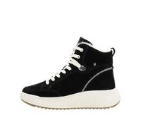 Rieker Damenschuhe Schnürstiefel schwarz/schwarz schwarz - Gr. - 39