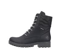 Rieker Damenschuhe Schnürstiefel schwarz/schwarz schwarz - Gr. - 41
