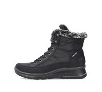 Rieker Damenschuhe Schnürstiefel schwarz/schwarz/schwaz/anthrazit schwarz/anthrazit - Gr. - 41
