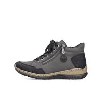 Rieker Damenschuhe Schnürstiefel schwarz/stromboli schwarz - Gr. - 37