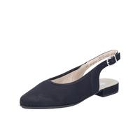 Slingpumps RIEKER, Damen, Gr. 37, schwarz, Nubuklederimitat, unifarben, Schuhe Slingpumps, Sommerschuh, Sabot mit elastischem Textileinfass, Topseller (64457569-37) schwarz