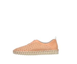 Rieker Damenschuhe Slipper / Trotteur aprikot/weiss weiss - Gr. - 40