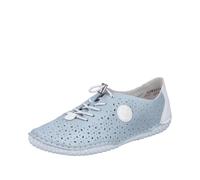 Rieker Damenschuhe Slipper / Trotteur bleu/weiss/lightblue bleu/weiss/lightblue - Gr. - 37