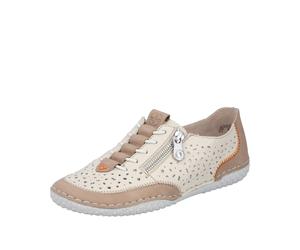 Rieker Damenschuhe Slipper / Trotteur camel/crema/ivory camel/crema/ivory - Gr. - 37