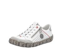 Rieker Damenschuhe Slipper / Trotteur cement/weiss/weiss cement/weiss - Gr. - 41