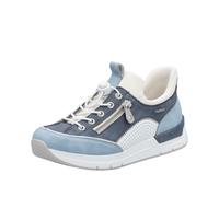 Rieker Damenschuhe Slipper / Trotteur ciel/weiss/lightblue/reinweiss weiss/lightblue/reinweiss - Gr. - 38