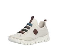 Rieker Damenschuhe Slipper / Trotteur crema/chestnut/forest/rancho/royal/perlc chestnut/forest - Gr. - 39