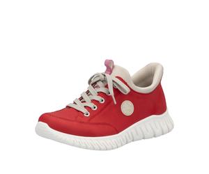 Rieker Damenschuhe Slipper / Trotteur flamme/perlcreme/lipstick flamme/perlcreme/lipstick - Gr. - 42