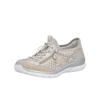Rieker Damenschuhe Slipper / Trotteur ginger/offwhite-gold/perlcloud ginger/offwhite-gold/perlcloud - Gr. - 40
