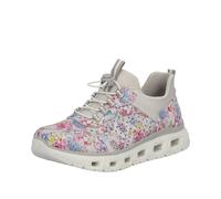 Rieker M6081 90 Damen Slip On Sneaker Beige - Multicolor Beige 39