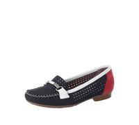 Rieker Damenschuhe Slipper / Trotteur pazifik/fire/weiss fire/weiss - Gr. - 39