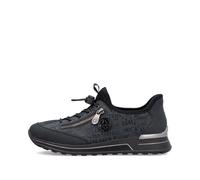 Rieker Damenschuhe Slipper / Trotteur pazifik/ozean/black/schwarz ozean/black/schwarz - Gr. - 40