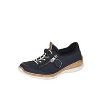 rieker Damen Low Sneaker Blau Schuhe, Größe:36