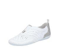 Rieker Damenschuhe Slipper / Trotteur weiss/cement weiss/cement - Gr. - 37