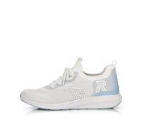Rieker Damenschuhe Slipper / Trotteur weiss-quarz/quarz/ciel weiss-quarz/quarz/ciel - Gr. - 36