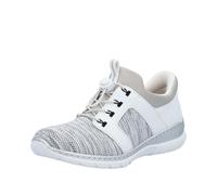 Rieker Damenschuhe Slipper / Trotteur weiss-rauch/weiss/perlcloud weiss-rauch/weiss/perlcloud - Gr. - 37
