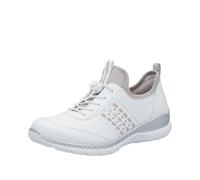 Rieker Damenschuhe Slipper / Trotteur weiss/rose/silver/perlcloud weiss/rose/silver - Gr. - 39
