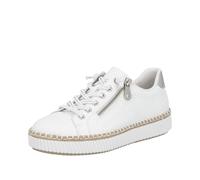 Rieker Damenschuhe Slipper / Trotteur weiss/silver weiss/silver - Gr. - 39