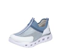 Rieker Damenschuhe Slipper / Trotteur weiss/sky/perlwave/adria weiss/sky - Gr. - 38